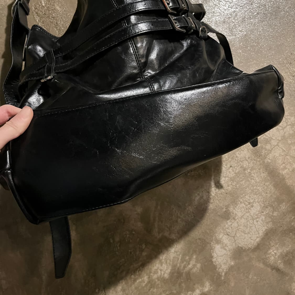 마뗑킴 레더 가죽 크로스백 상품이미지6