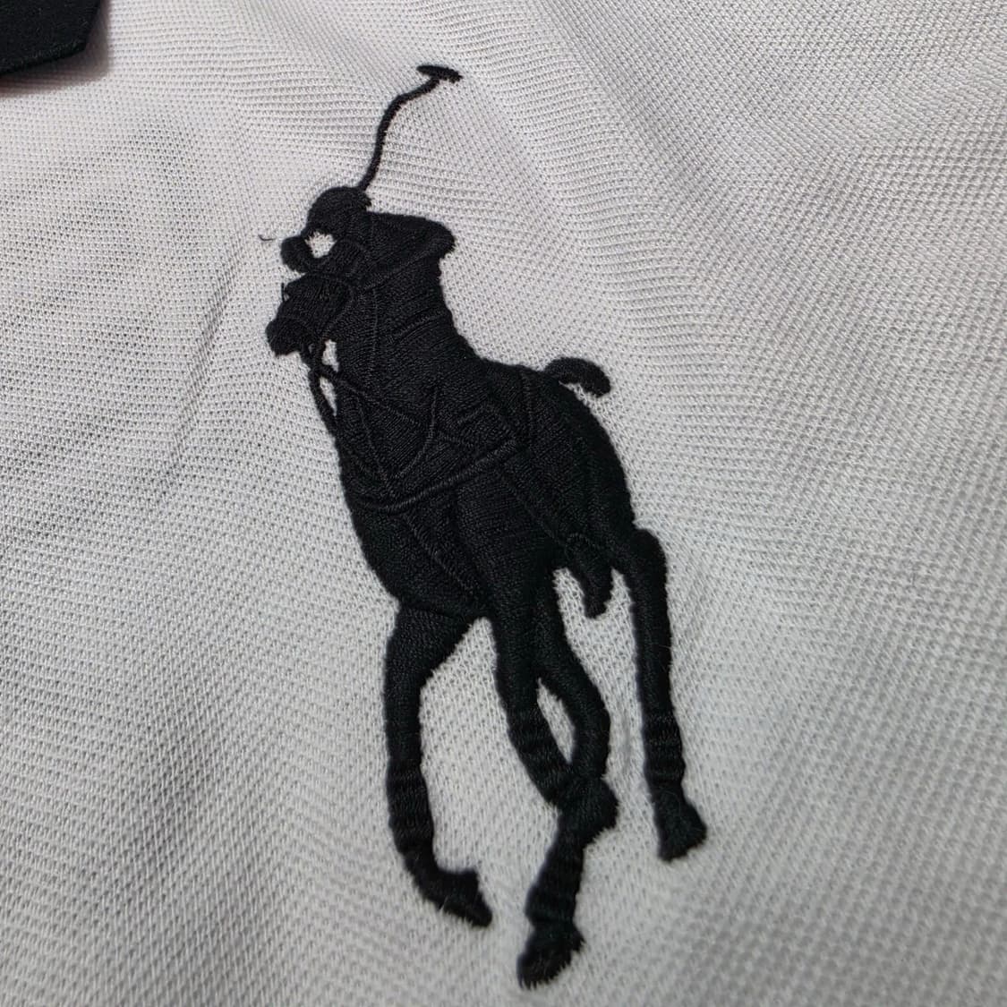 폴로 랄프로렌 잉글랜드 매치포니 멀티그래픽 카라티 화이트블랙 상품이미지5
