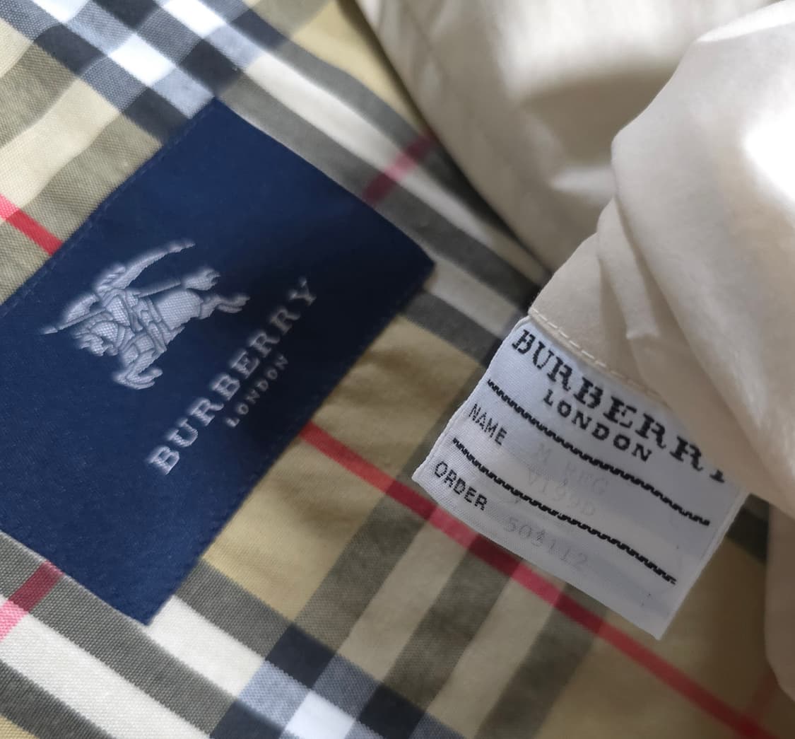 버버리 런던 정품 블루종 해링턴 자켓 바람막이 항공 점퍼 100 상품이미지6