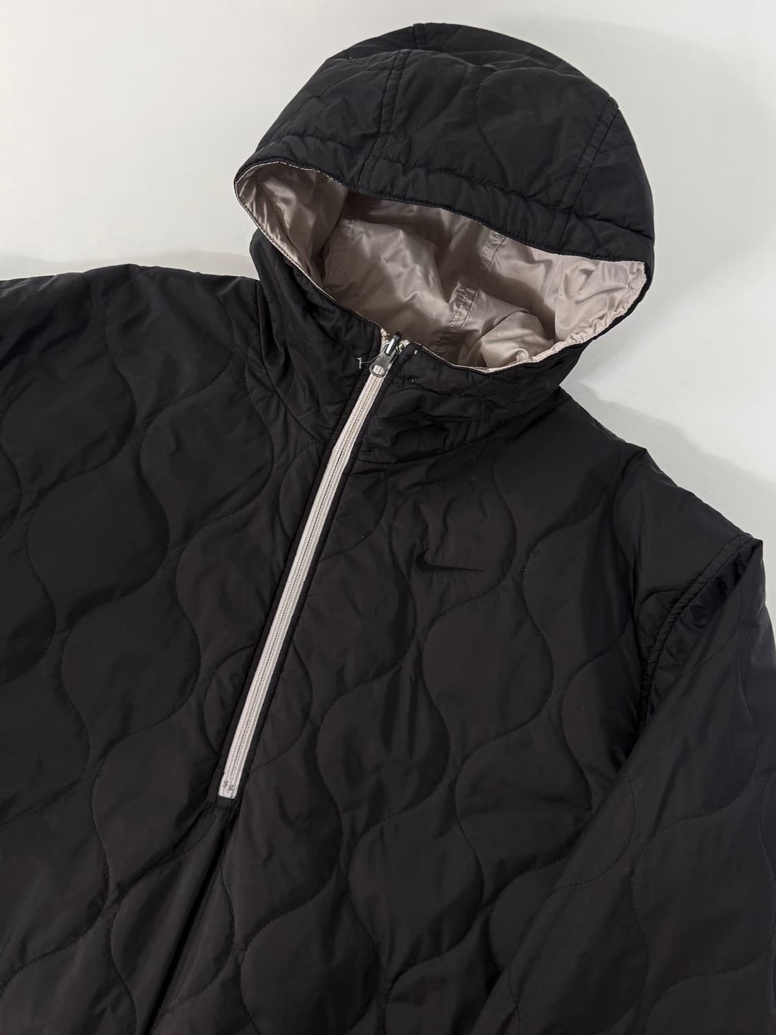 나이키 90‘s 오버핏 양면 리버서블 퀼팅 아노락 점퍼 상품이미지4