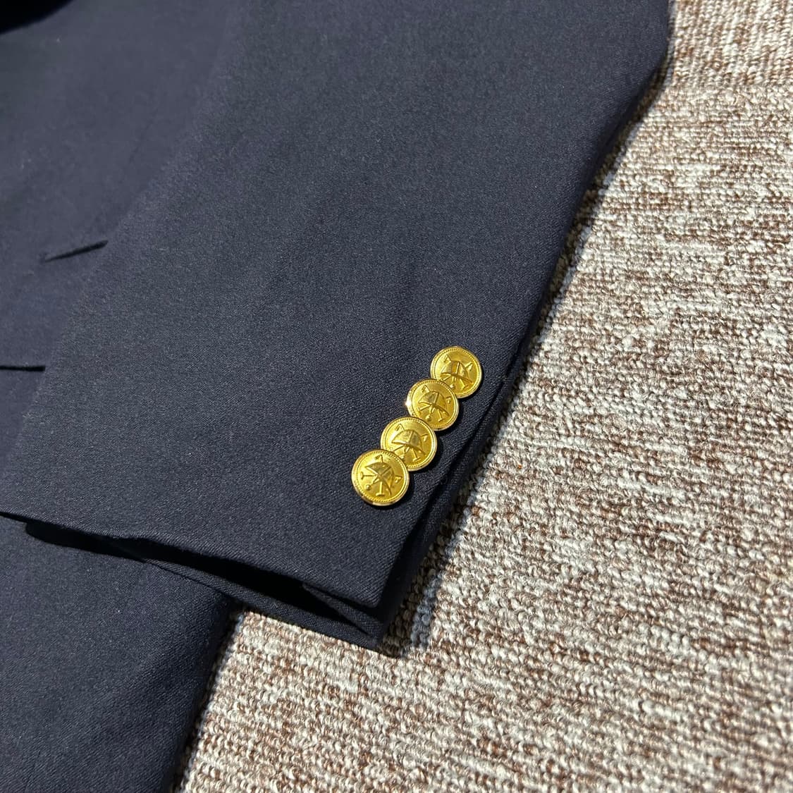 L) 폴로 랄프로렌 금장 버튼 울 블레이저 자켓 상품이미지5