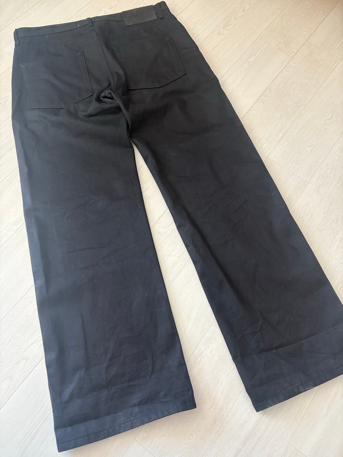 Naked&Famous 스트롱가이 솔리드 블랙 데님 팬츠 상품이미지3