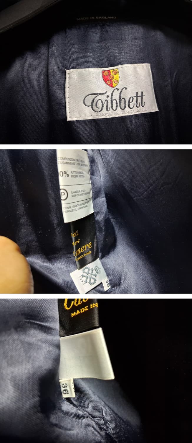 영국산 영국산 Tibbett 네이비캐시미어 더블코트 퓨어캐시미어 66 7 상품이미지9
