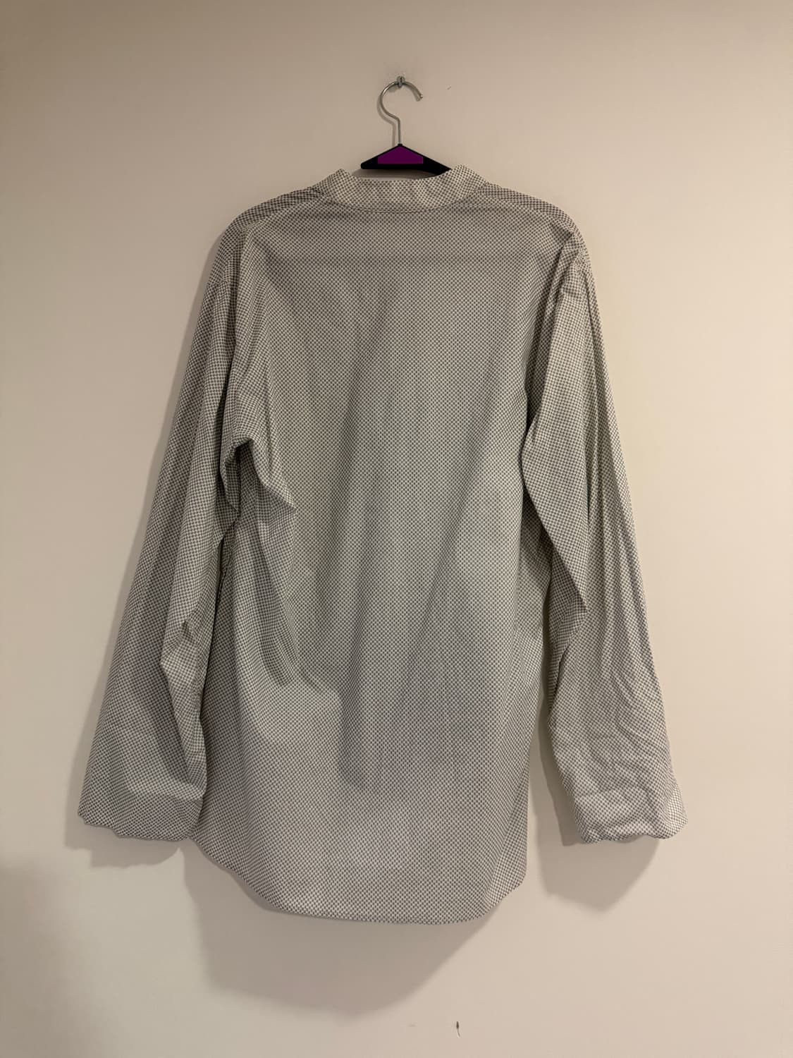 PHILIPPE MODEL PARIS 패턴 코튼 밴드카라 셔츠  상품이미지4