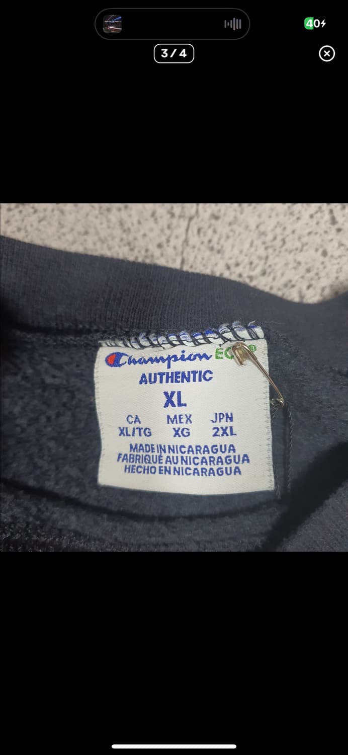  (바배) 챔스온 로고 맨투맨 상품이미지3