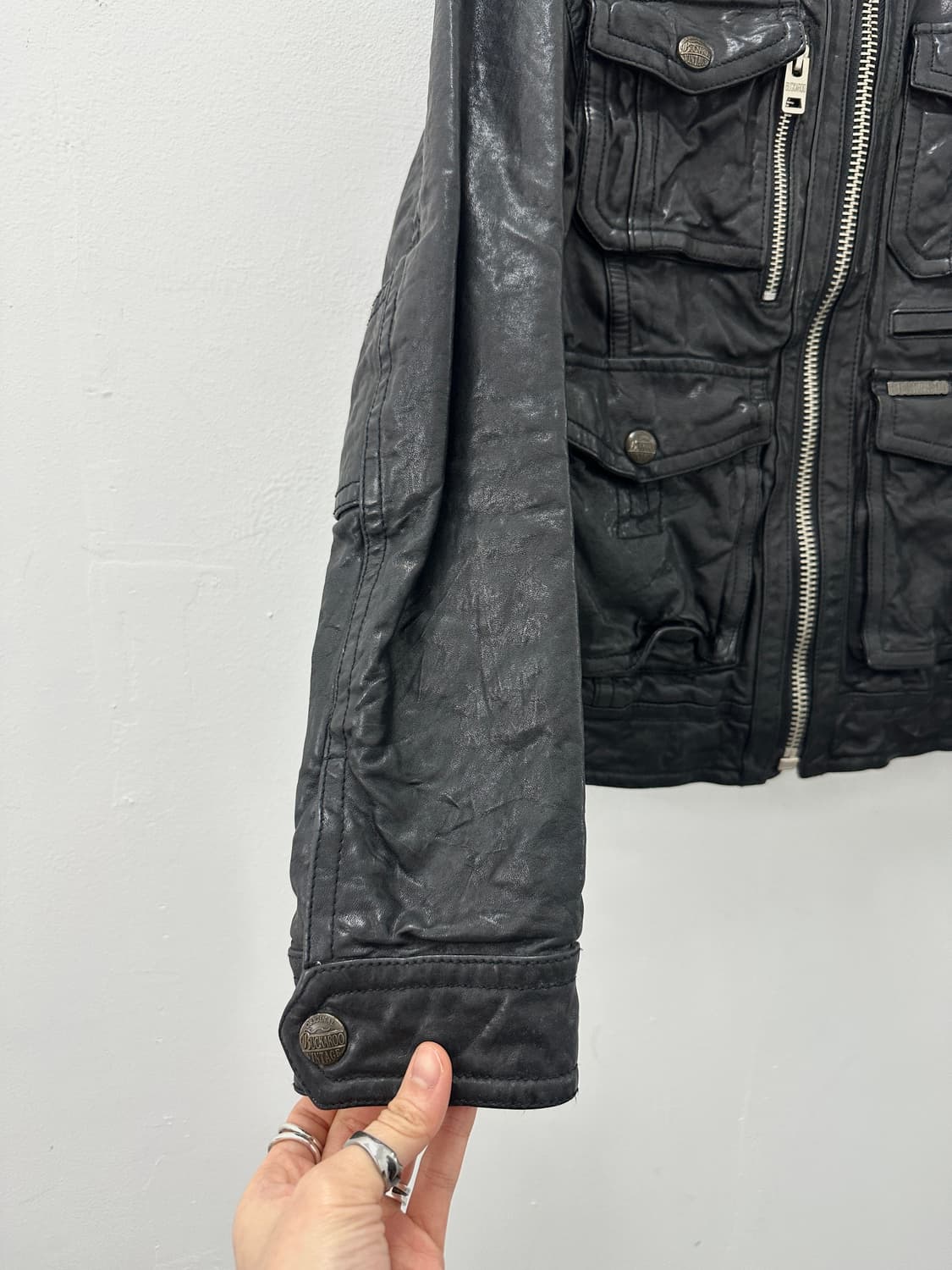 Buckaroo chrome tanning sheep leather ja 상품이미지7