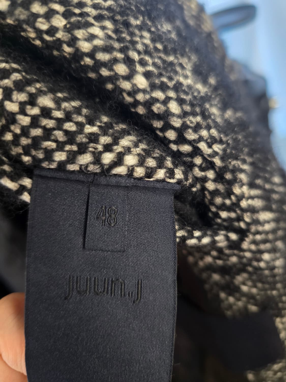 준지 트위드 롱코트 48사이즈(103~105) 상품이미지5