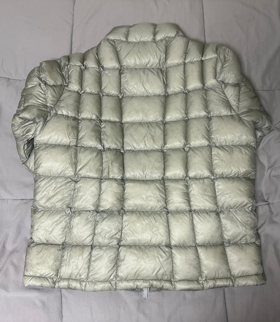 999휴머니티 모듈러 구스다운 경량패딩 라이트그레이 3사이즈 미착용 새제 상품이미지2