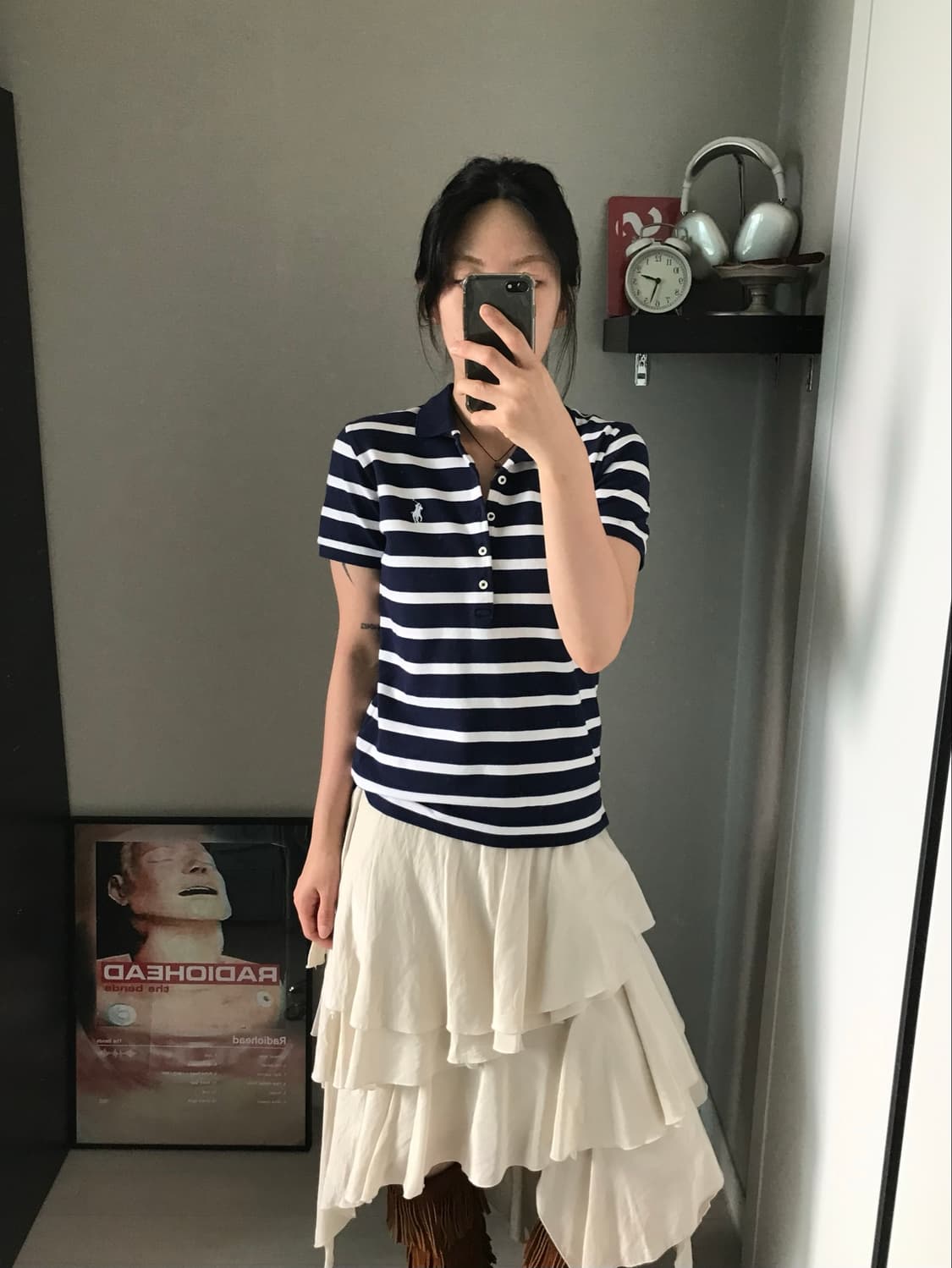 폴로 랄프로렌 포니로고 스트라이프 카라티 상품이미지3