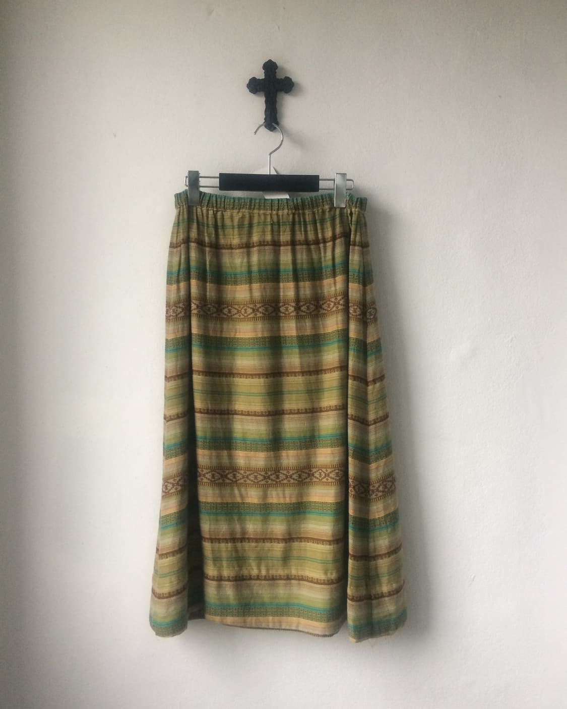 Ethnic mood stripe pattern skirt 상품이미지1