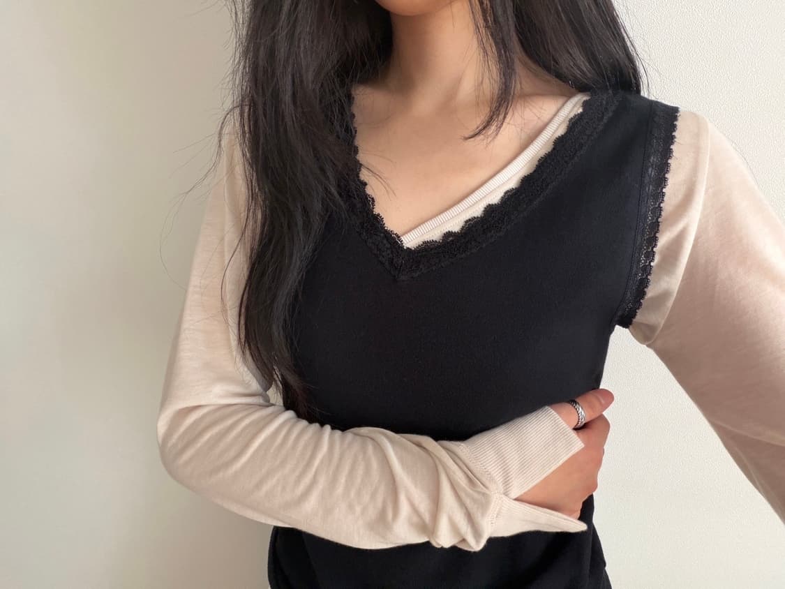 lace sleeveless 상품이미지3