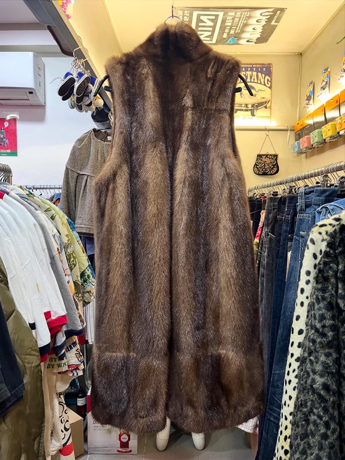 밍크 롱베스트 mink longvest 상품이미지6