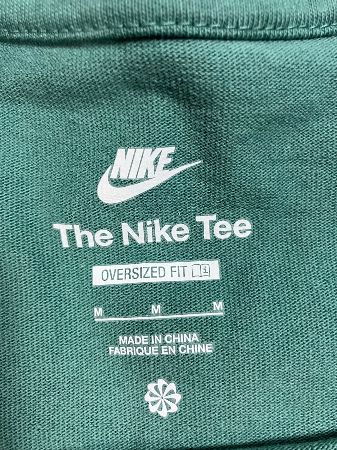 나이키 그린 스우시 오버사이즈 핏 티셔츠 M 상품이미지6
