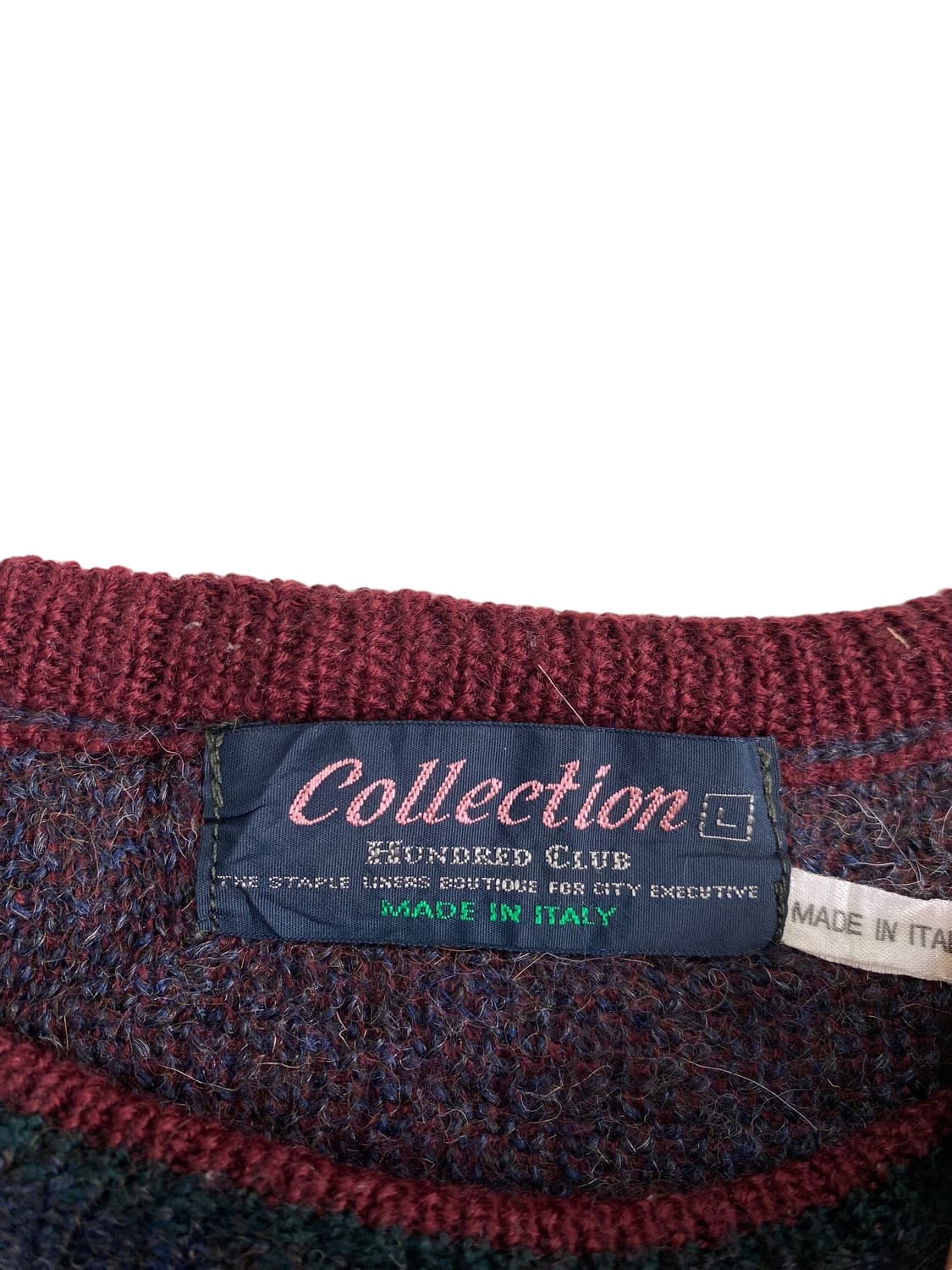 [L] Hundred Club 퓨어 울 니트 상품이미지7