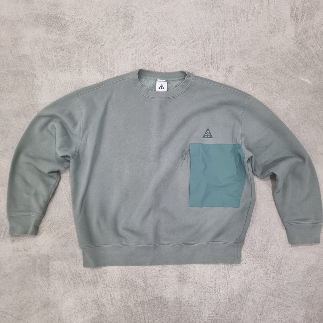 일본 나이키 ACG 크루 플리스 민트 맨투맨 L 오버핏 티셔츠 상품이미지2