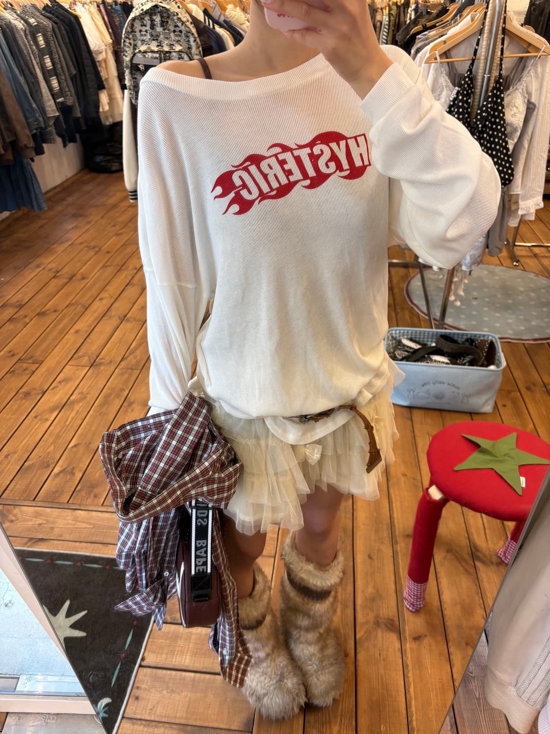 히스테릭글래머 백트임 니트 상품이미지2