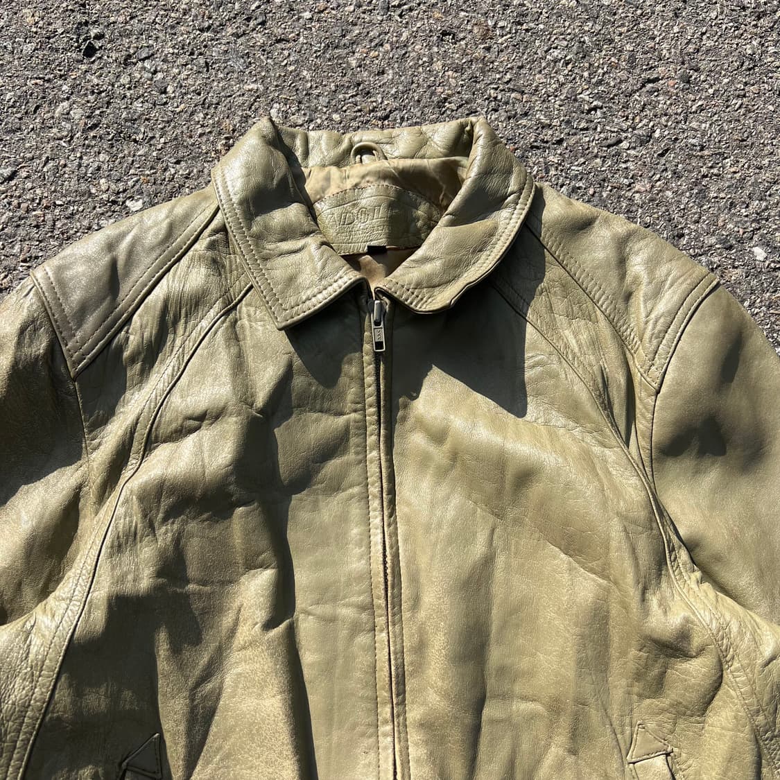 90’s Adolfo 레더 자켓 상품이미지2