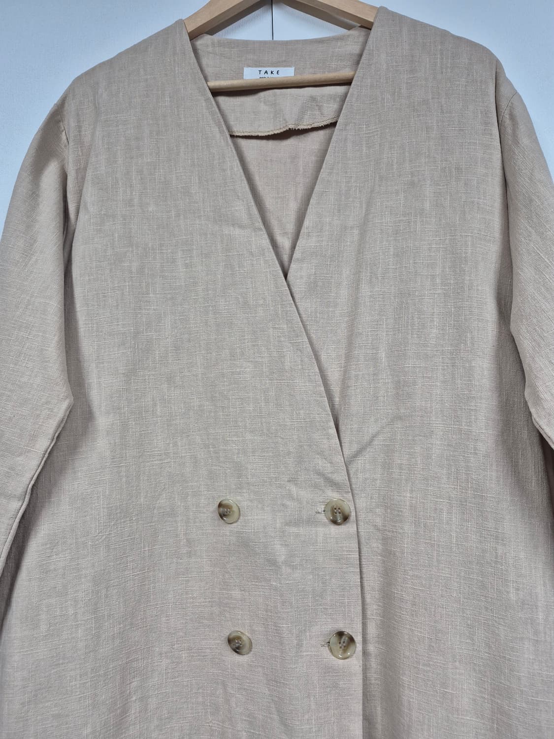 린넨 롱 코트 상품이미지4