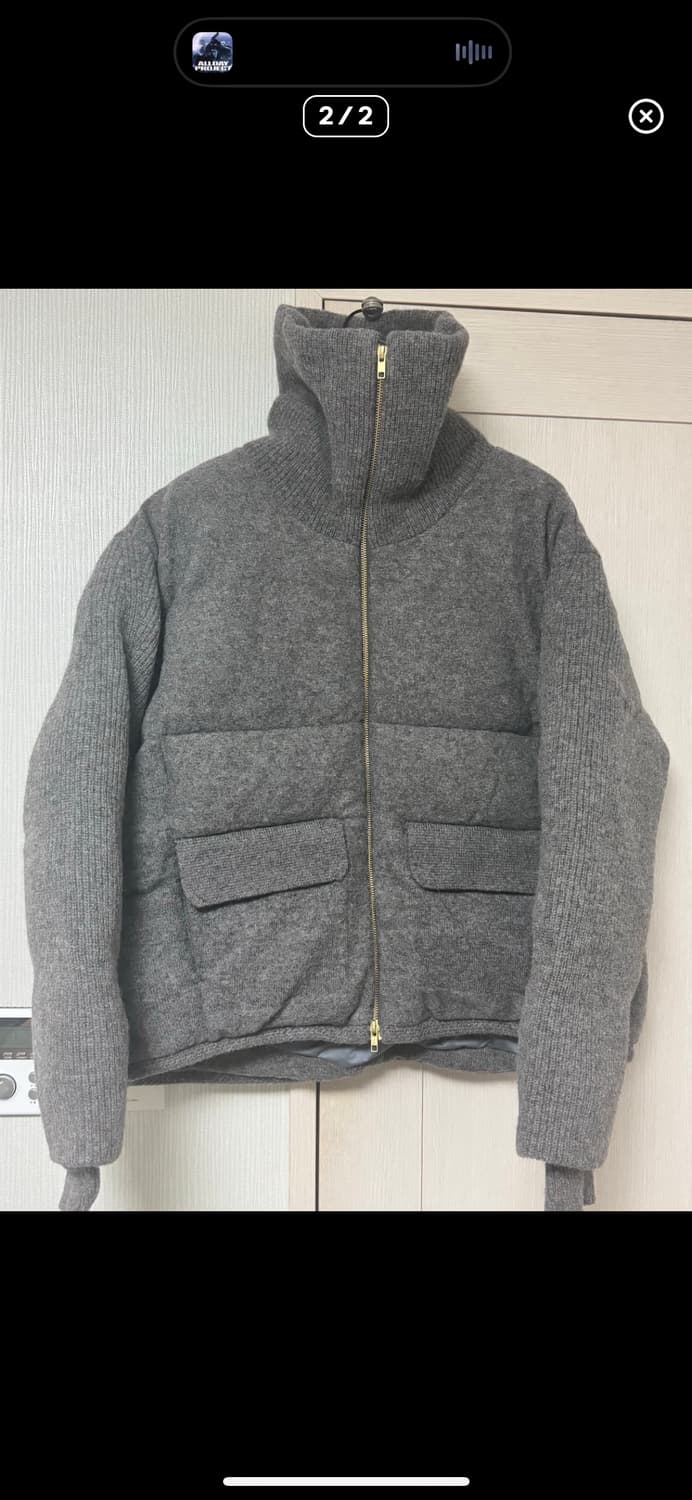 우마뭉 니트 패딩 그레이 M 상품이미지2