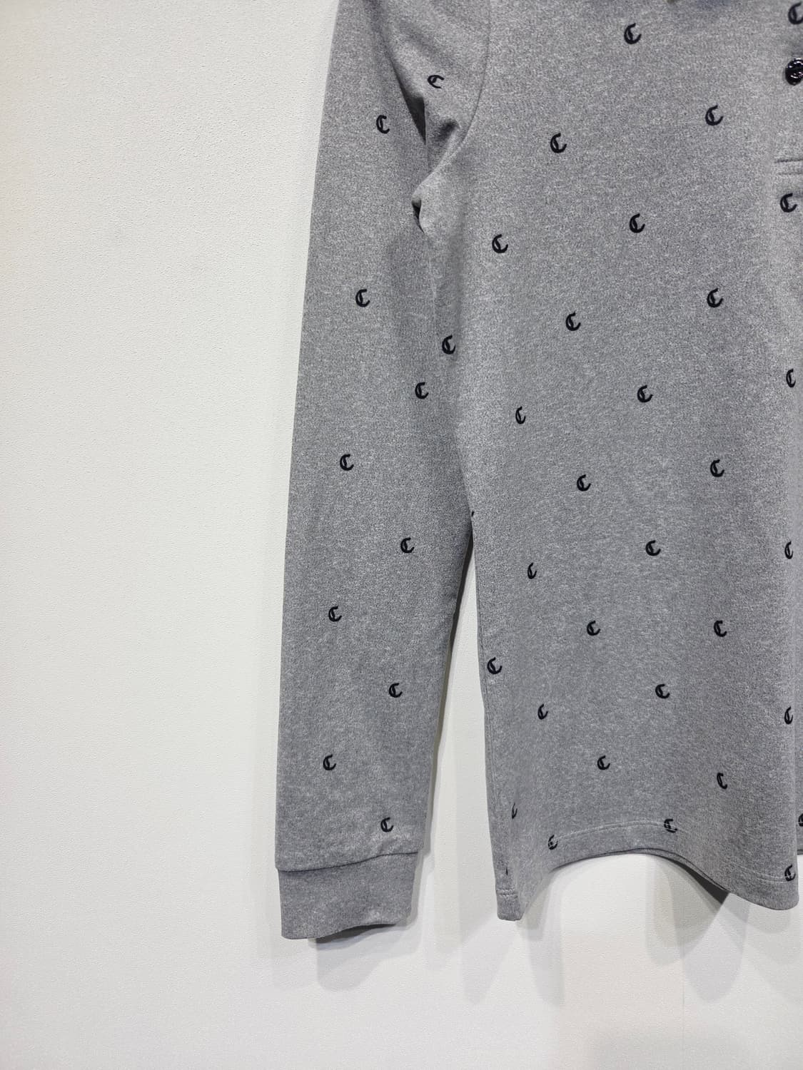 캘러웨이(Callaway) 로고 패턴 긴팔 골프 카라티 상품이미지4