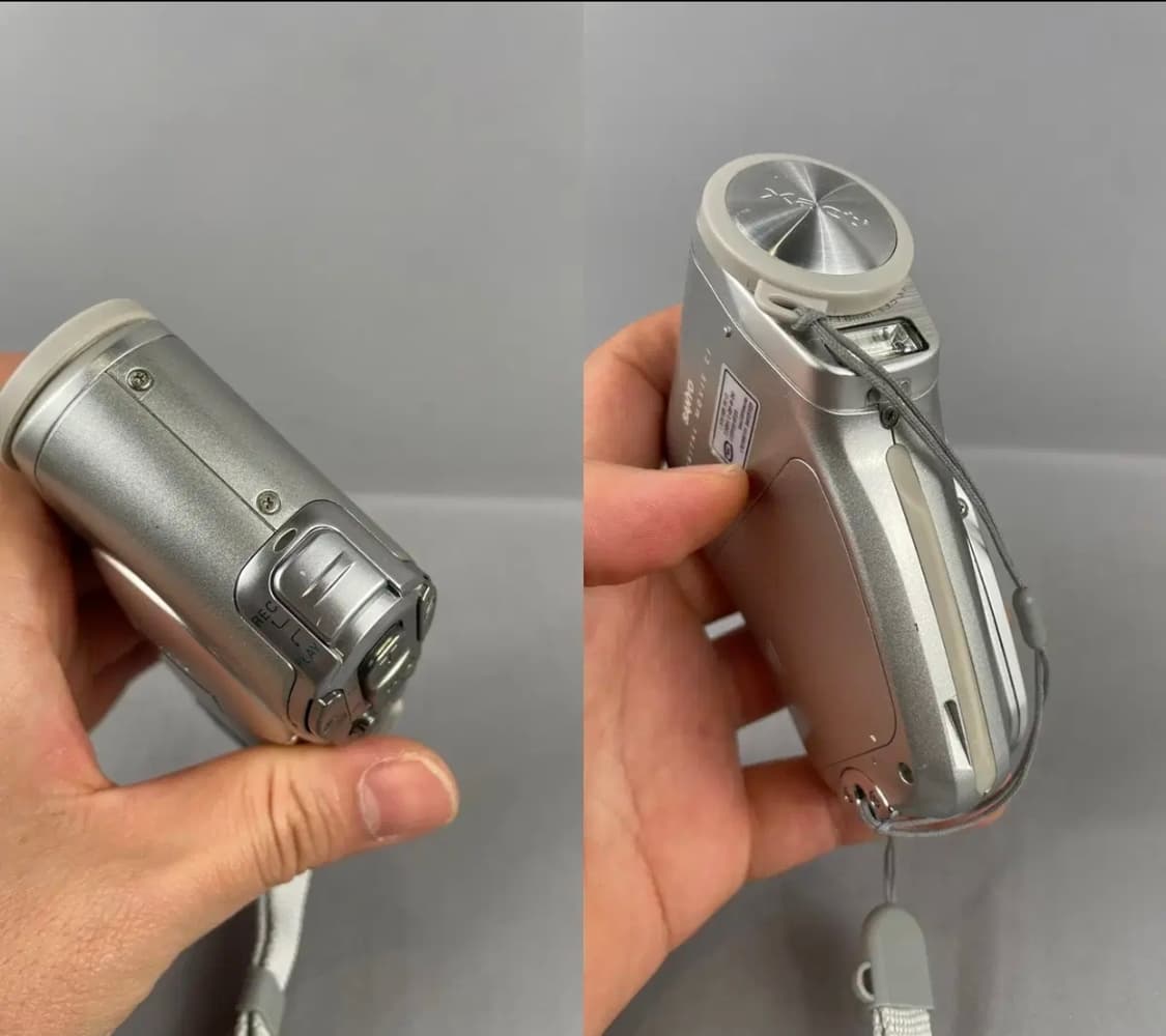 작례O 산요 작티 C1 빈티지 캠코터 디지털 카메라 풀구성 상품이미지4