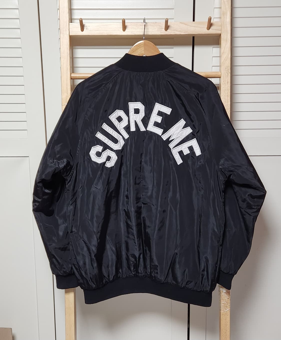 슈프림x챔피온 11ss 스타디움 바시티 점퍼 자켓 상품이미지1