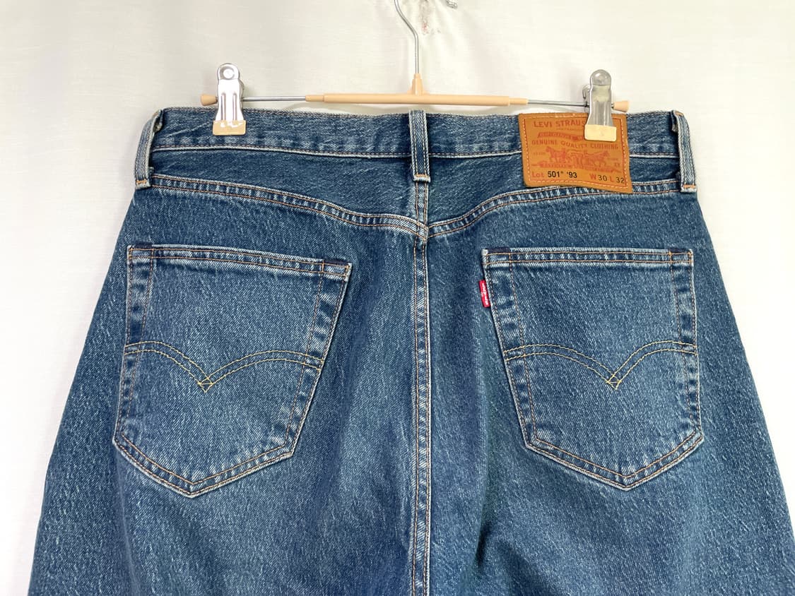 리바이스 프리미엄 501 93 빅E 일자핏 스판 데님팬츠 30 상품이미지4