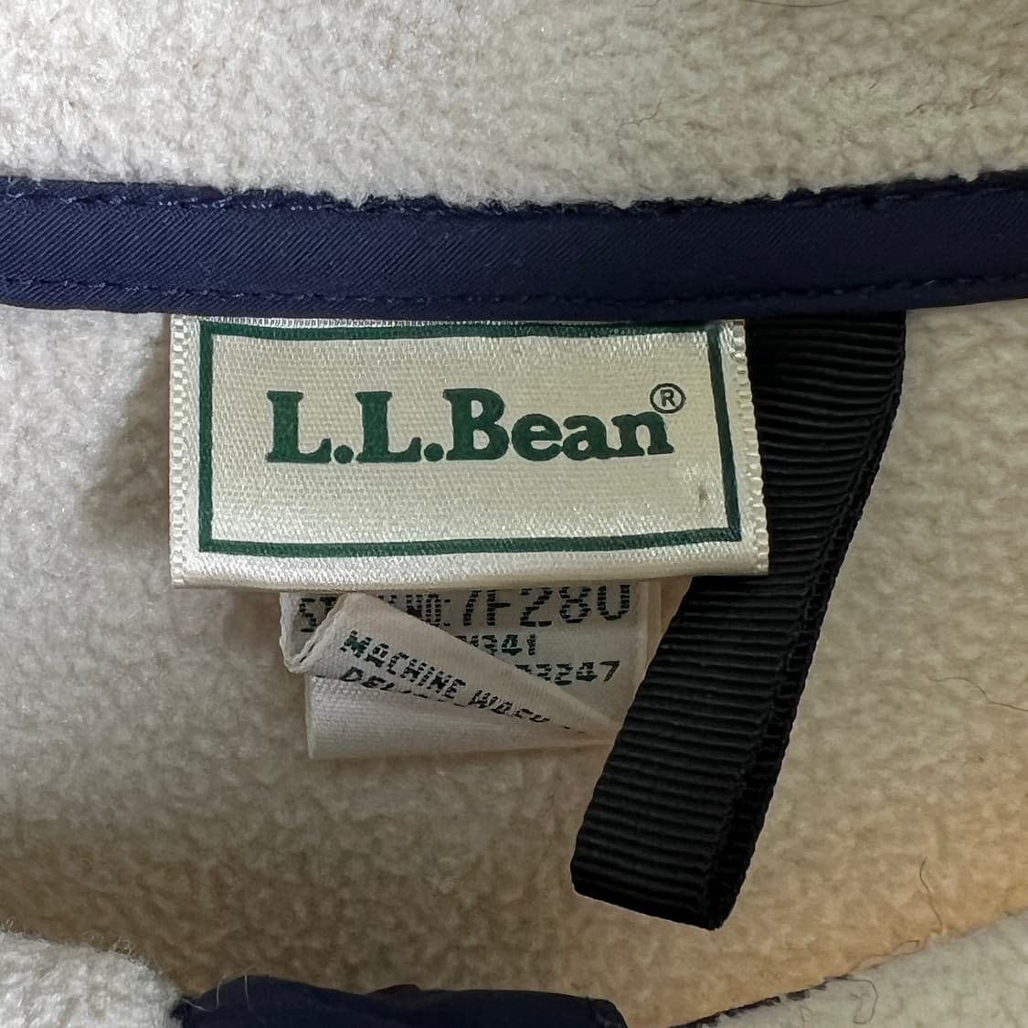 90's 엘엘빈 스냅 풀오버 플리스 M 상품이미지3