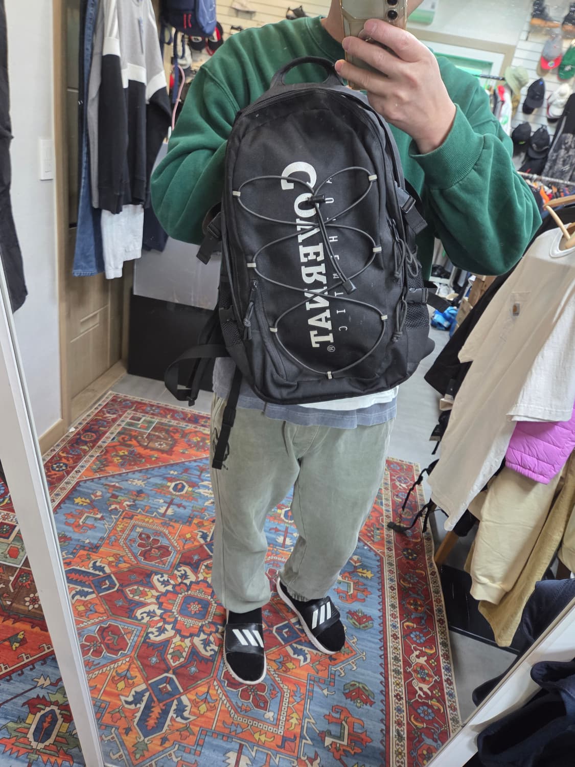 커버낫 어센틱 로고 백팩  상품이미지7