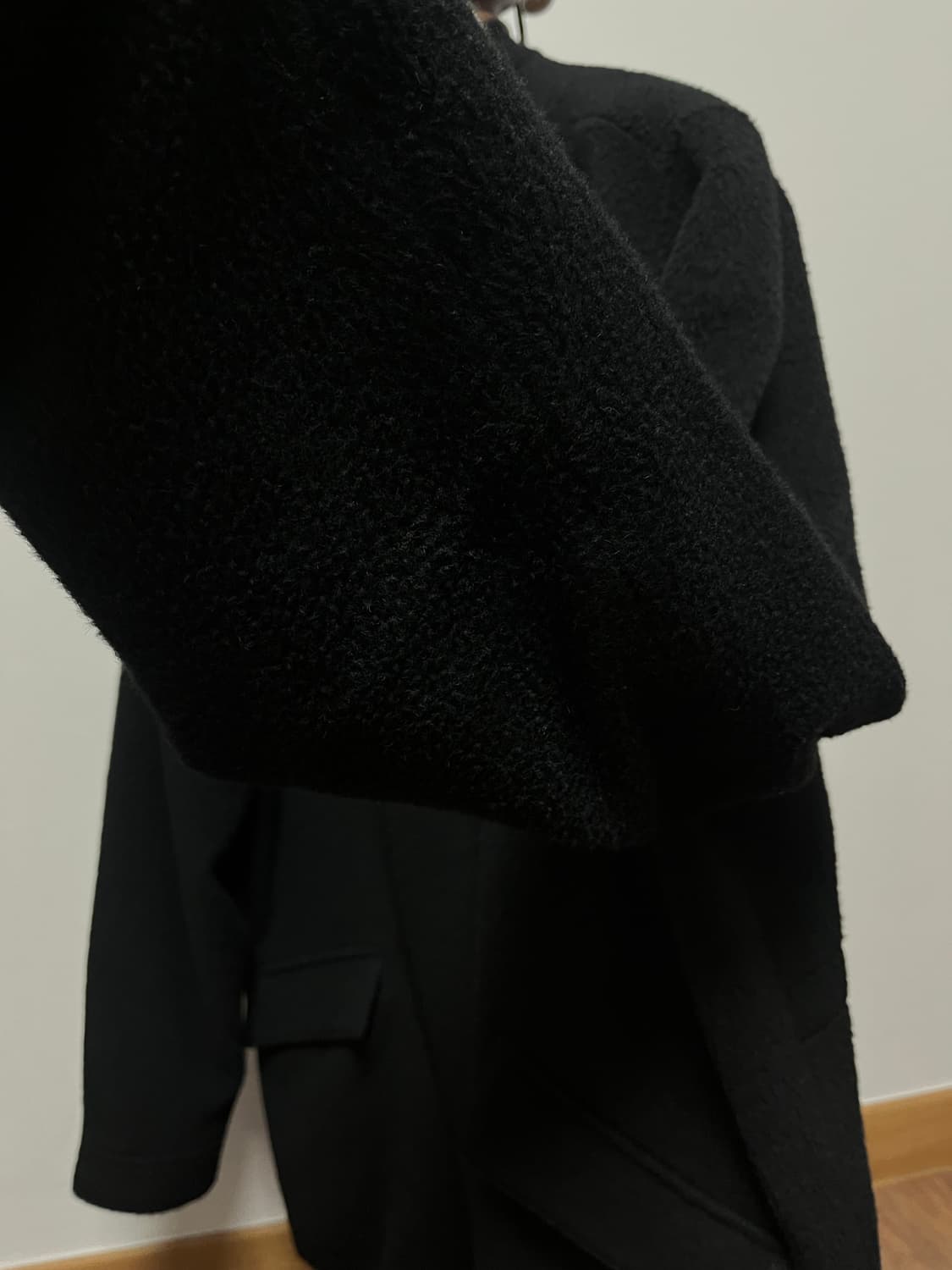 고낙 m65 wool alpaca coat - black m-65  상품이미지6