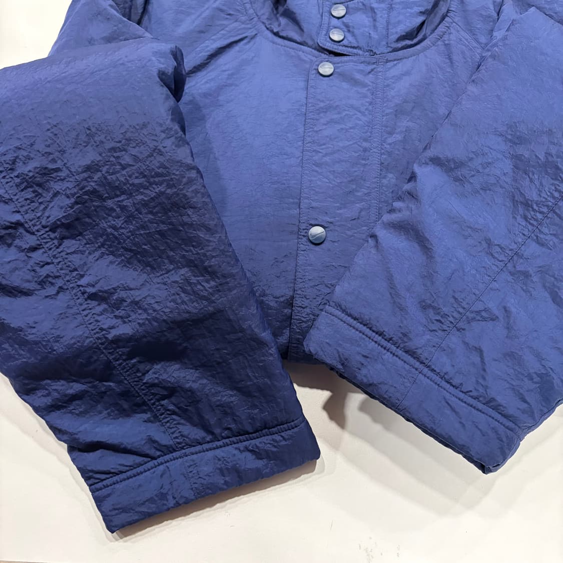 [L] 올드 나이키 빅스우시 돕바 패딩 네이비 B851 상품이미지7