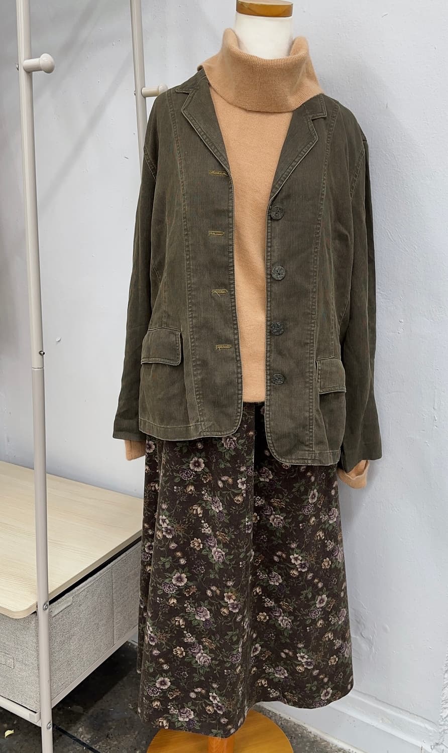 🍄‍🟫하구미의 가을 그런지 코디세트 🍄‍🟫 자켓 니트 오리엔탈 상품이미지8