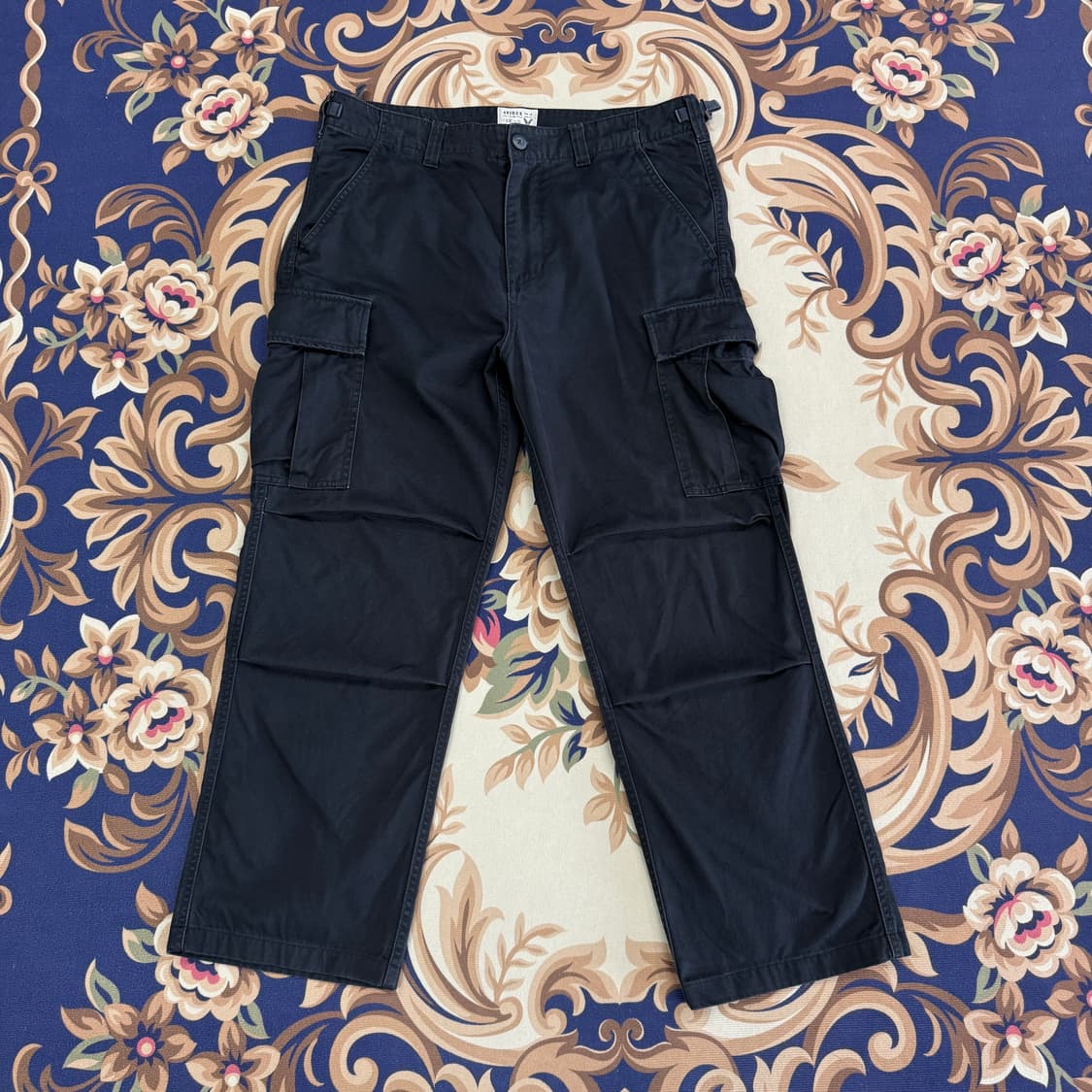 (XL)아비렉스 AVIREX 코튼 카고팬츠(블랙) 상품이미지1