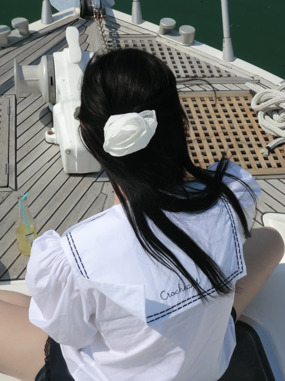 크로쉐안트 세일러 블라우스 상품이미지3
