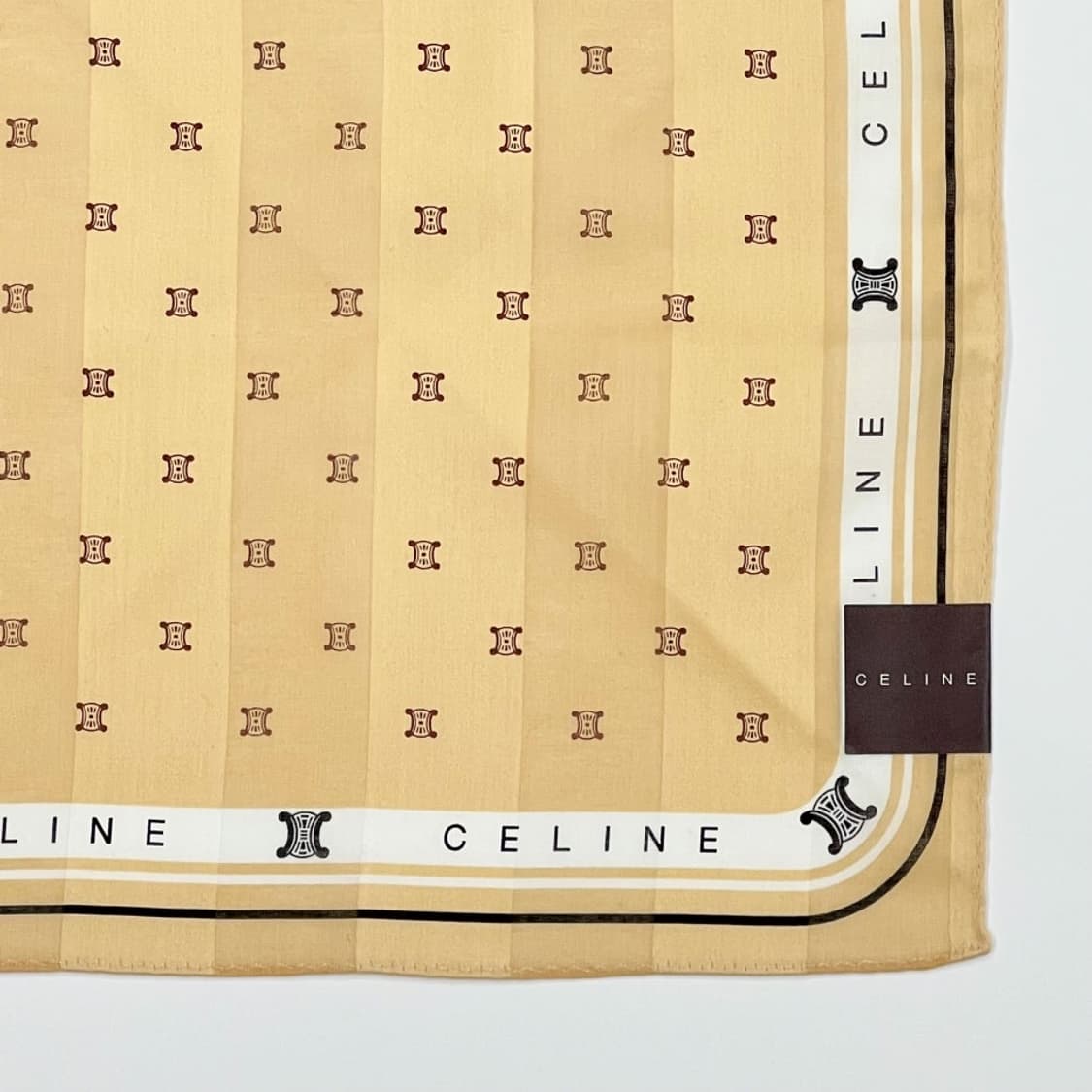 (새상품)celine / 셀린느 코튼 쁘띠스카프 손수건 상품이미지4