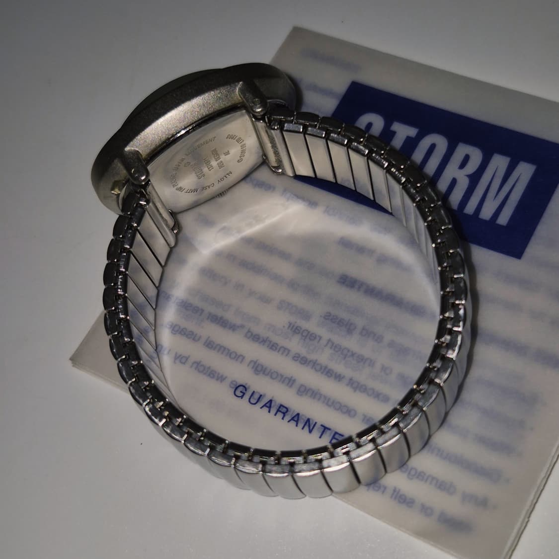 90s 영국 스톰 아쿠아 반구 팔찌 시계 상품이미지9