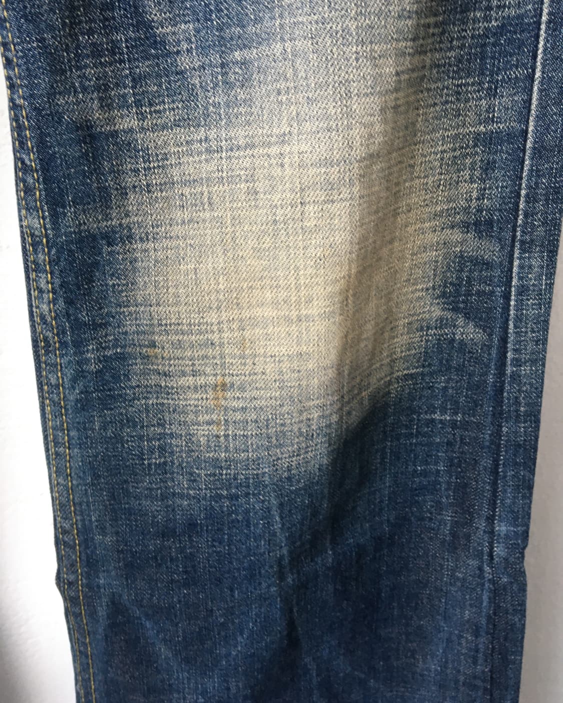 Back pocket point washing denim pants 상품이미지4