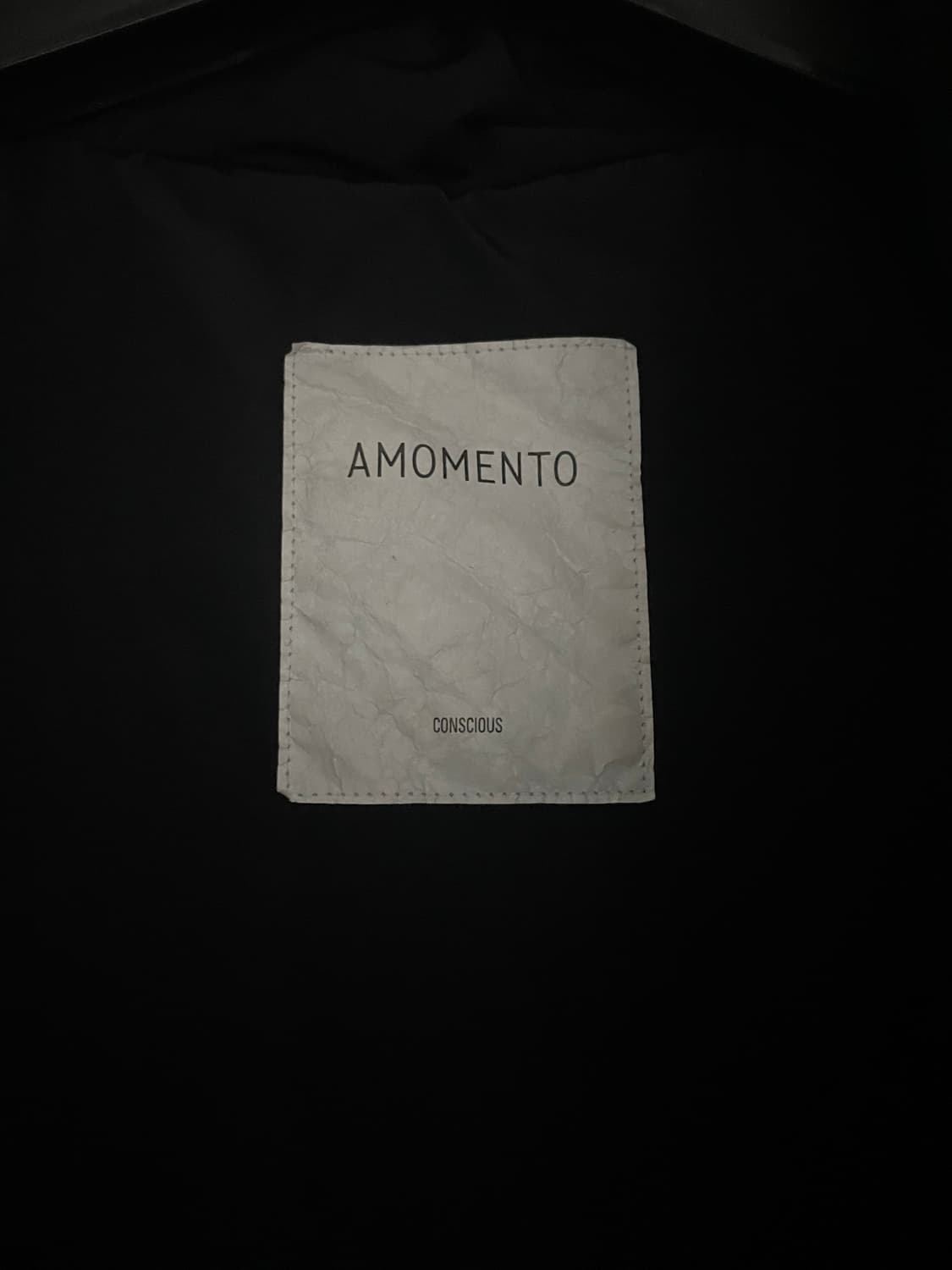 아모멘토 비건 레더 패딩[L] 상품이미지3