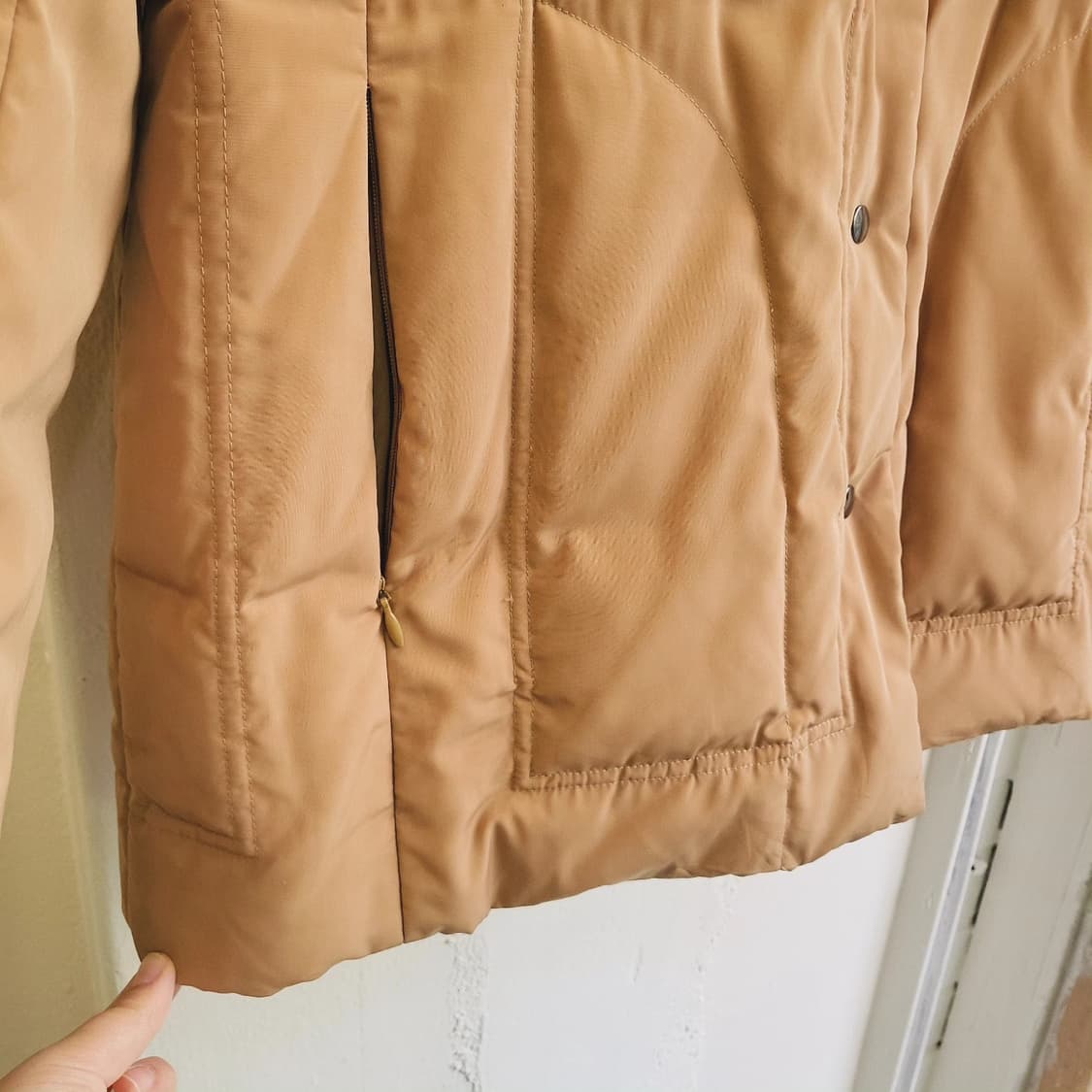 Cecioucela 머스터드 덕다운 하프패딩 (하자 세일) 상품이미지4