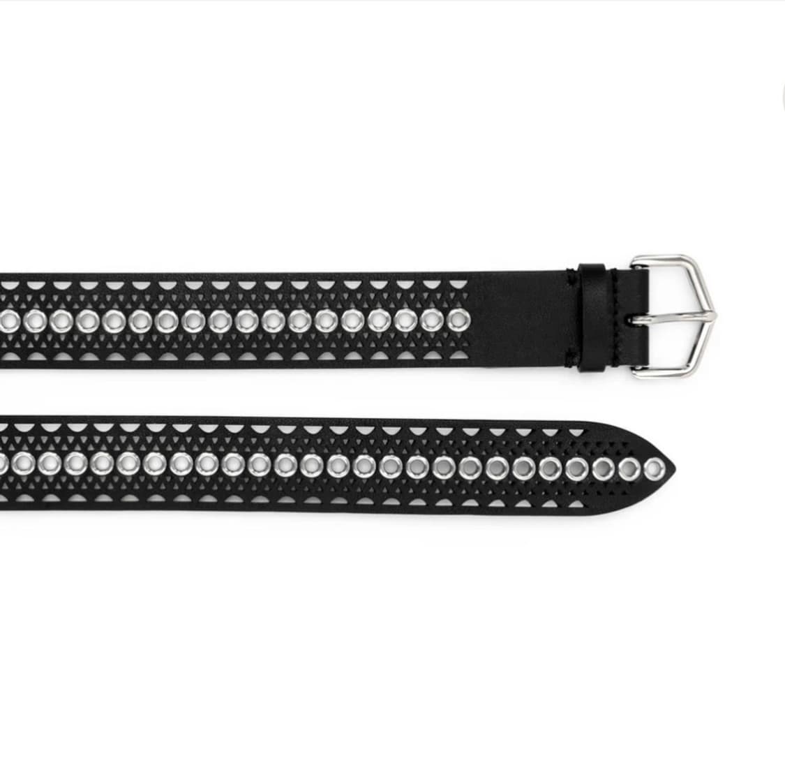 [새제품/풀세트] 알라이아 소가죽 펀칭 벨트 75 (정가 165만) 🖤 상품이미지2