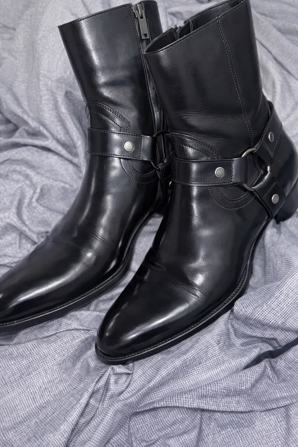 생로랑 와이어트 하네스 부츠 45(290) 핵꿀매 상품이미지2