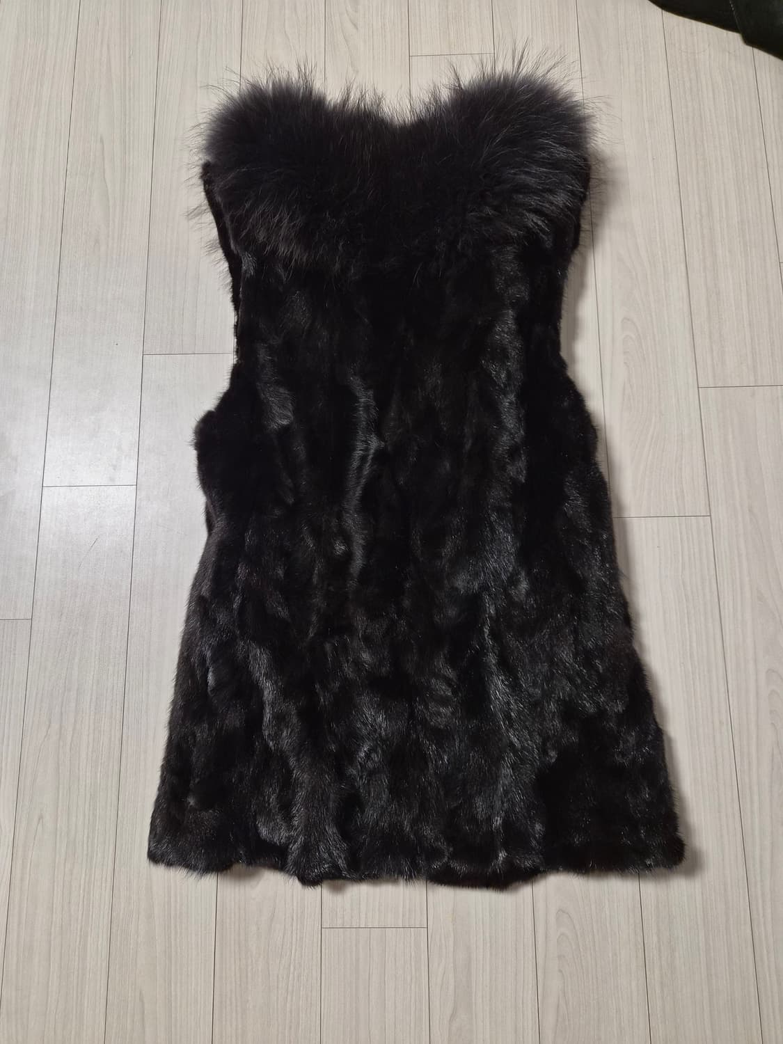 [천연 밍크&라쿤] 대동모피(FurCN) 후드 베스트 (55~66) 상품이미지5