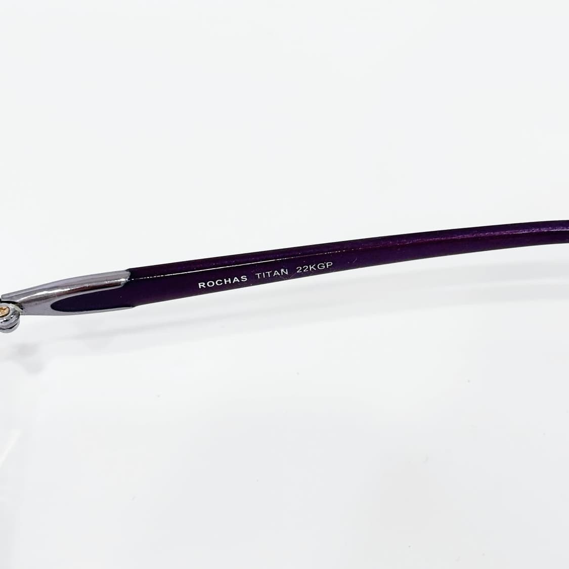 ROCHAS 라벤더 무테  데드스탁 빈티지안경 상품이미지5