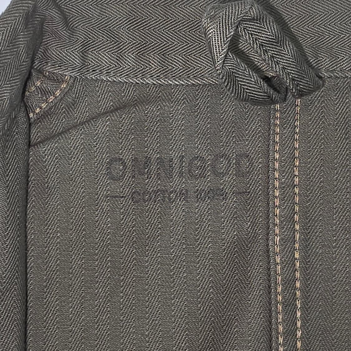 [OMNIGOD] 코튼 헤링본 카키 워크자켓 상품이미지8