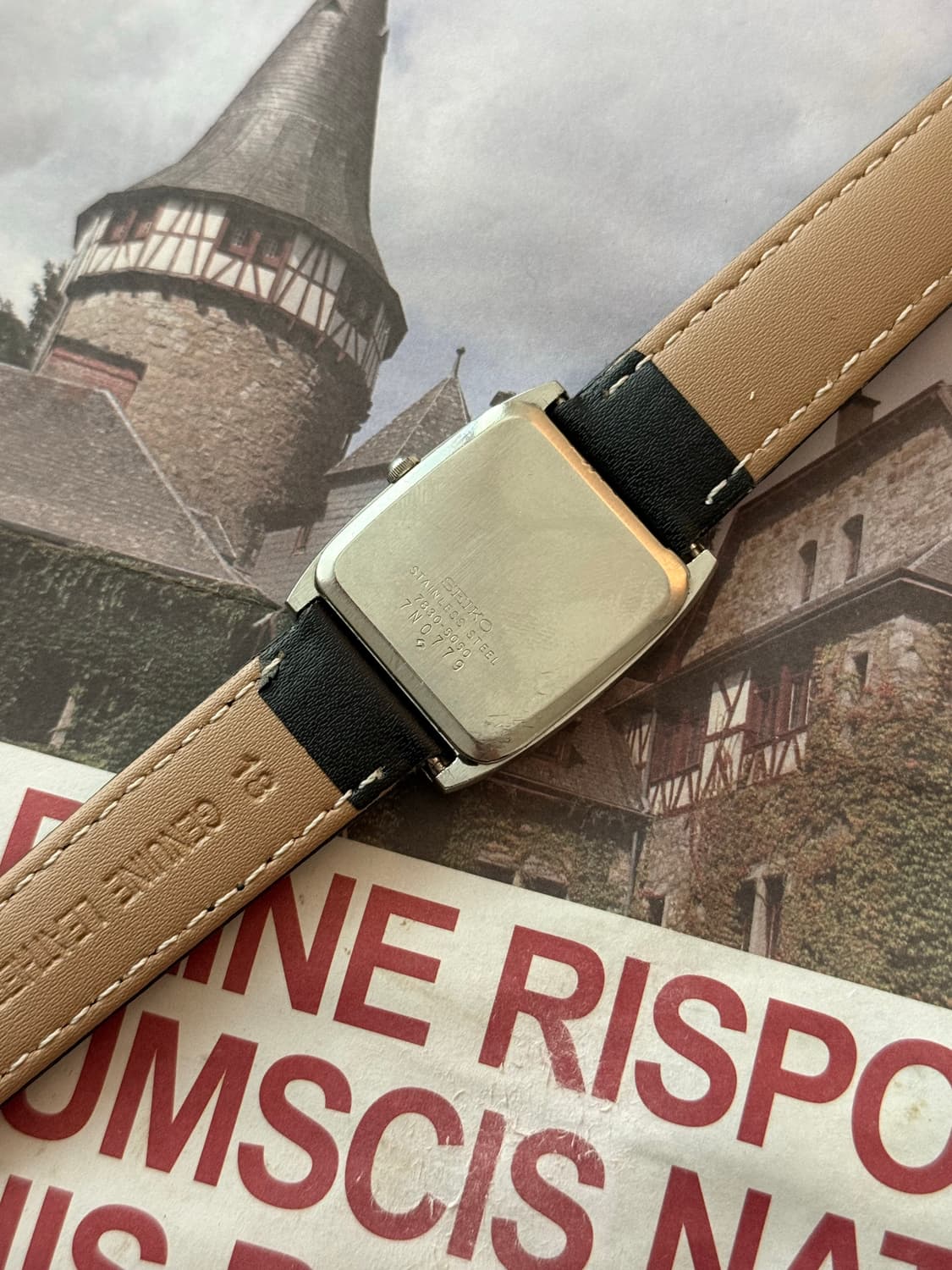 세이코 Seiko 쿼츠 스퀘어 상품이미지3