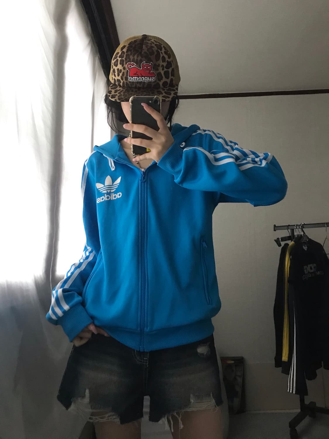 아디다스 하늘 후드 져지 상품이미지1