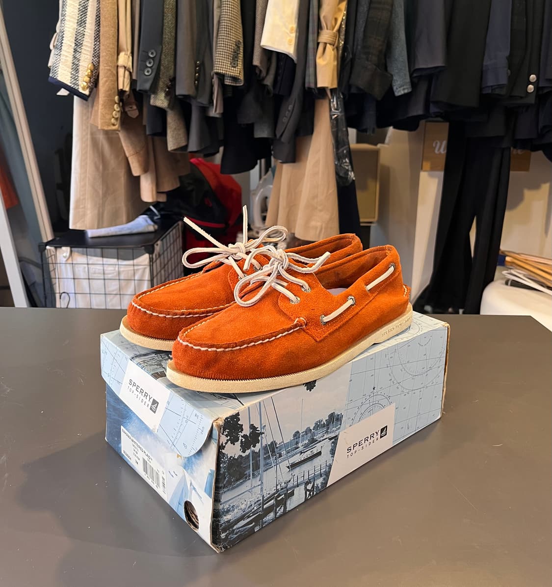 스페리 탑사이더 스웨이드 보트슈즈(280mm) 상품이미지1