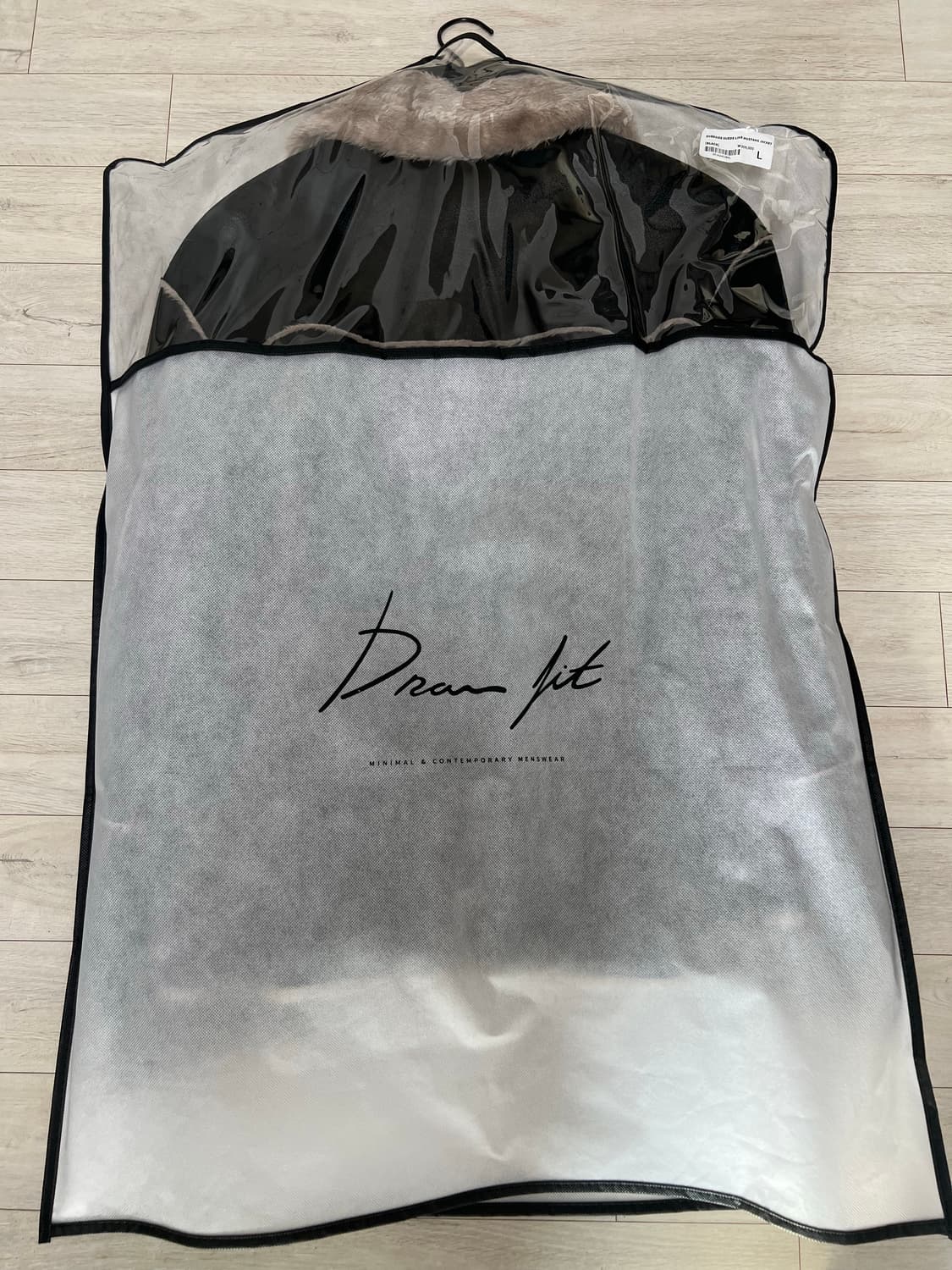 오버사이즈 스웨이드 라인 무스탕 자켓 상품이미지4