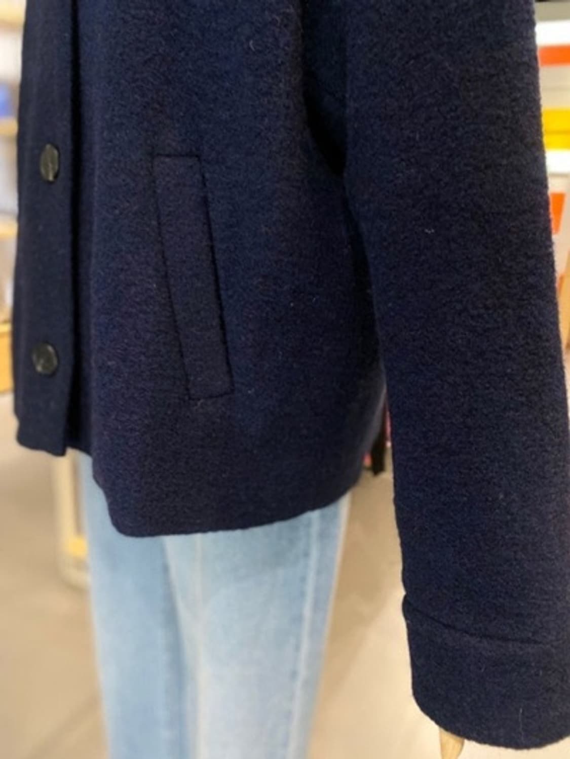 새/공홈판매중) 베네통 루브르 모혼방 자켓  상품이미지3