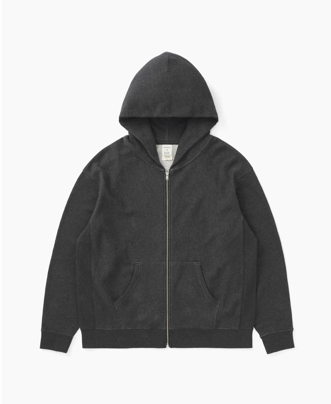 [M] 카키스 후드 집업 블랙 2사이즈 상품이미지1